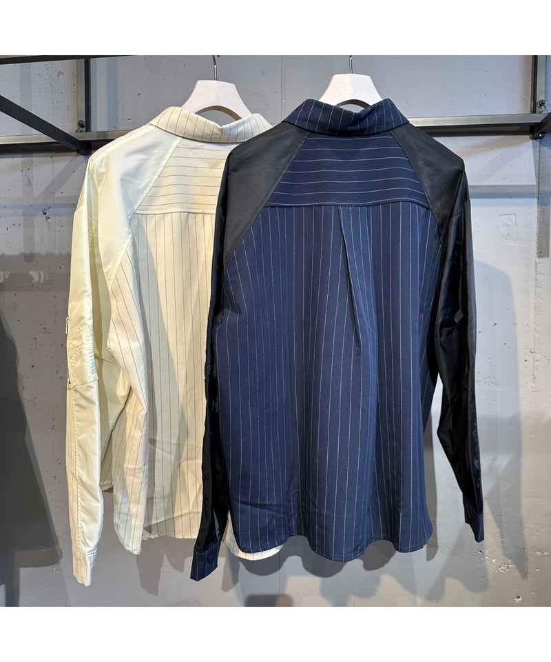 富士山さま専用　７着 🔴 seven fairyセレクト 975-38827 異素材ストライプシャツ