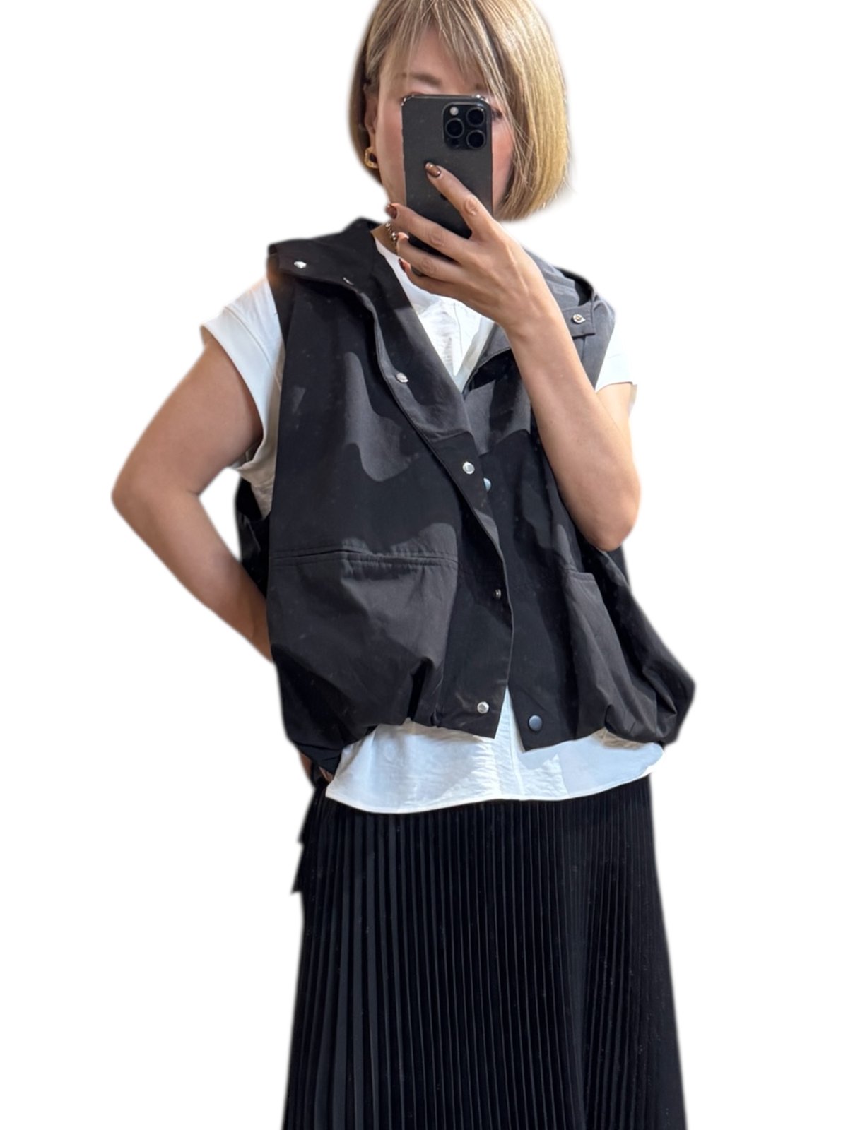 seven fairyセレクト 47090 裾バルーンフード付きノースリーブ