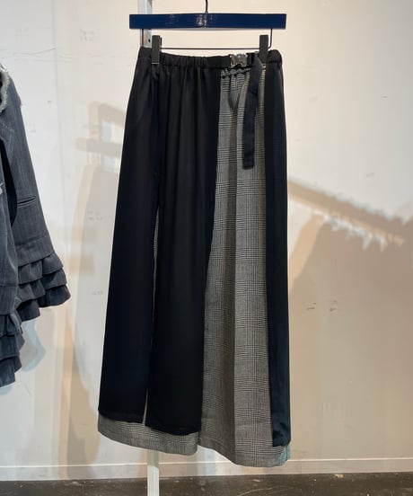 CENTER-PRESS EGG PANTS｜36｜BLK｜TROUSERS｜|ENFÖLD OFFICIAL