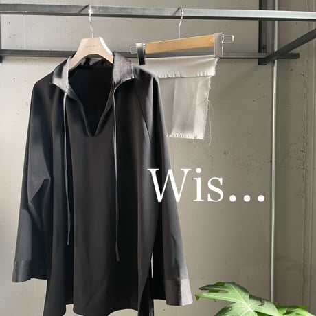 ②Wis...　　日本製　　W210-078【春物予約品】上質セーラー衿プルオーバー