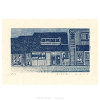 平岡瞳　木版画「ウレシカの前」＊シート