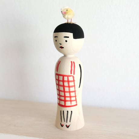 浅生ハルミン「ひよこ」こけし