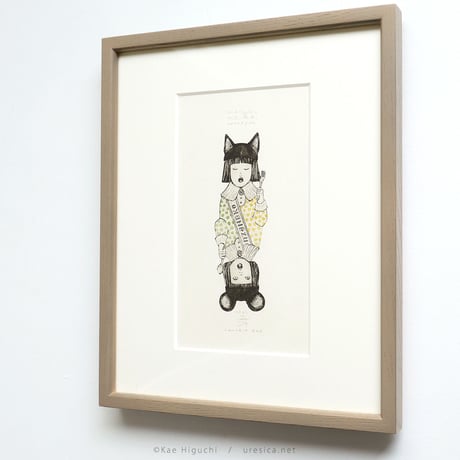 樋口佳絵「nezuneko」＊額装品