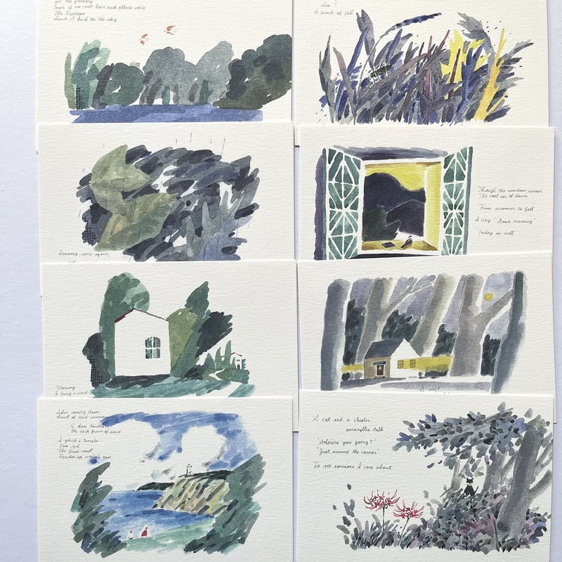 二十四節気ポストカードセット（植田真 絵） | URESICA