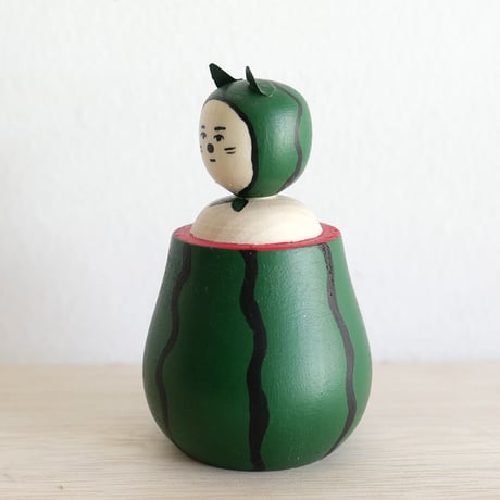 菅原しおん「スイカ」こけし