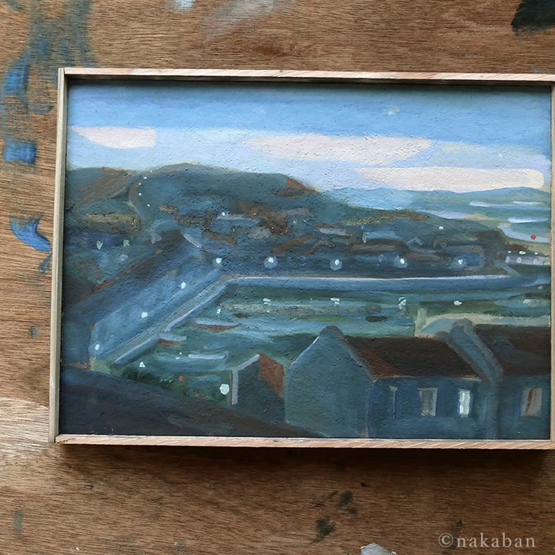 額入り絵画 由里本 出　南紀の海 1139 額入り絵画 由里本 出 南紀の海 1139