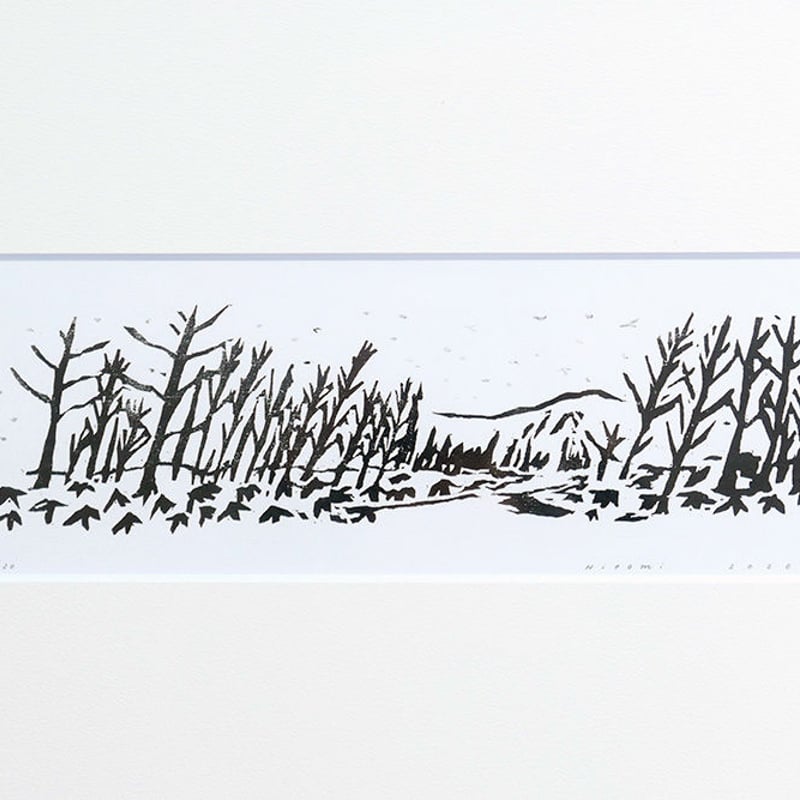 平岡 瞳 木版画 富士山 平岡瞳 | 月刊手紙舎