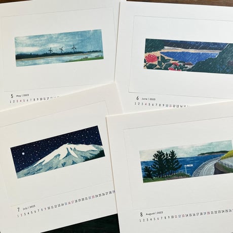 平岡瞳　卓上カレンダー2023