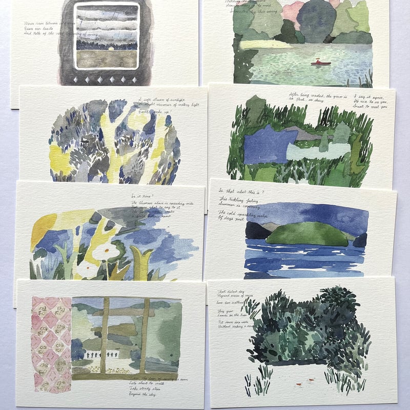 二十四節気ポストカードセット（植田真 絵） | URESICA