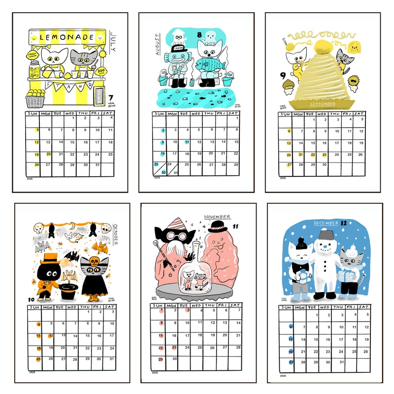 多田玲子 おちゃめでのんきなカレンダー2026 | URESICA