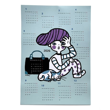 たんじあきこ 2026 ポスターカレンダー