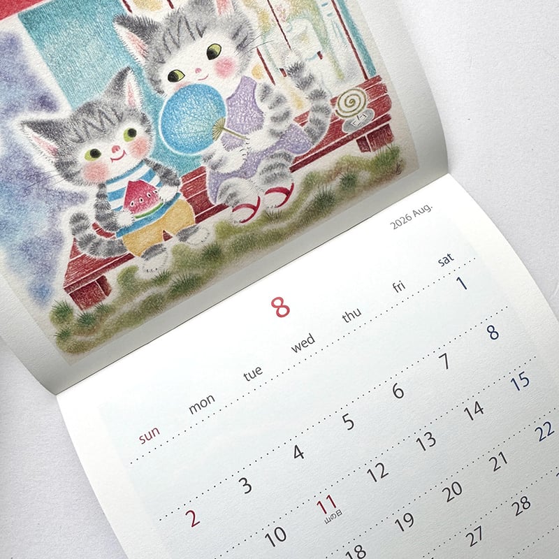 12人の絵本作家が描くおうえんカレンダー2026 | URESICA