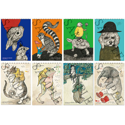 ヒグチユウコ 2017 クロッキーメモ（8冊セット） | URESICA