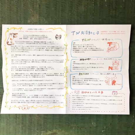 ちえちひろ にゃん手ぬぐい（寄付込み）