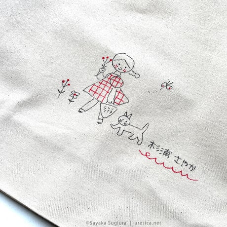 杉浦さやか「I ♡ PICTURE BOOK」トートバッグ★サイン入り