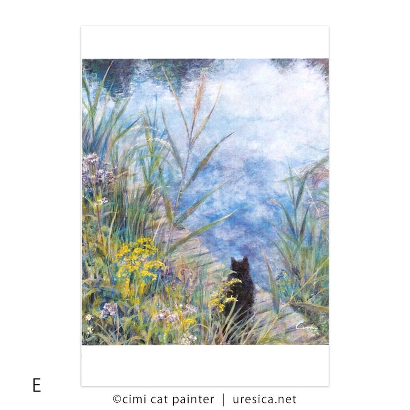 Čimi Cat Painter ポストカード1 | URESICA Čimi Cat Painter ポストカード1 | URESICA