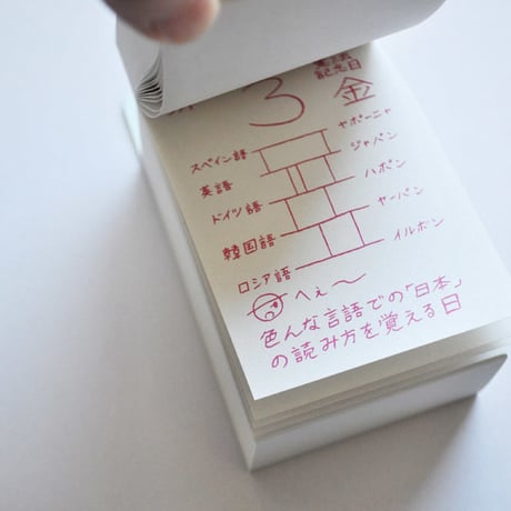 渡邉知樹ぺぺぺ日めくりカレンダー2019 BOXセット