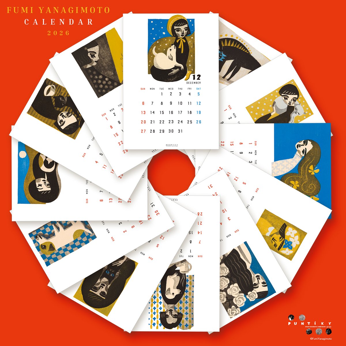 柳本史 2026年カレンダー | URESICA