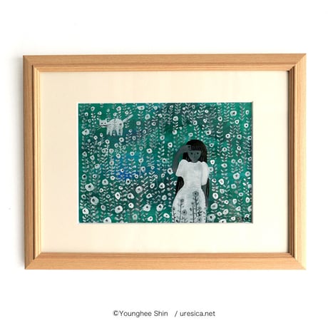 しんよんひ　作品「かくれんぼ」