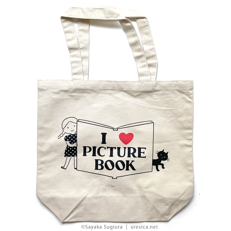 杉浦さやか「I ♡ PICTURE BOOK」トートバッグ☆サイン入り