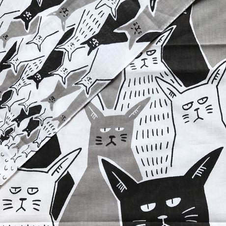 山中正大　ねこ手ぬぐい 2017