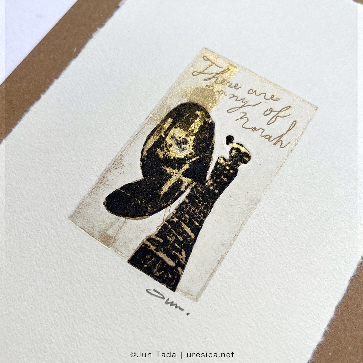 絵画　カラー銅版画　シ―ト さかたきよこ「金のりんご」銅版画シート | URESICA