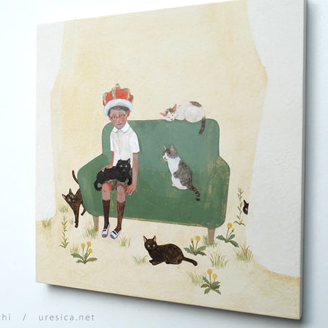 樋口佳絵「猫たちの庭」