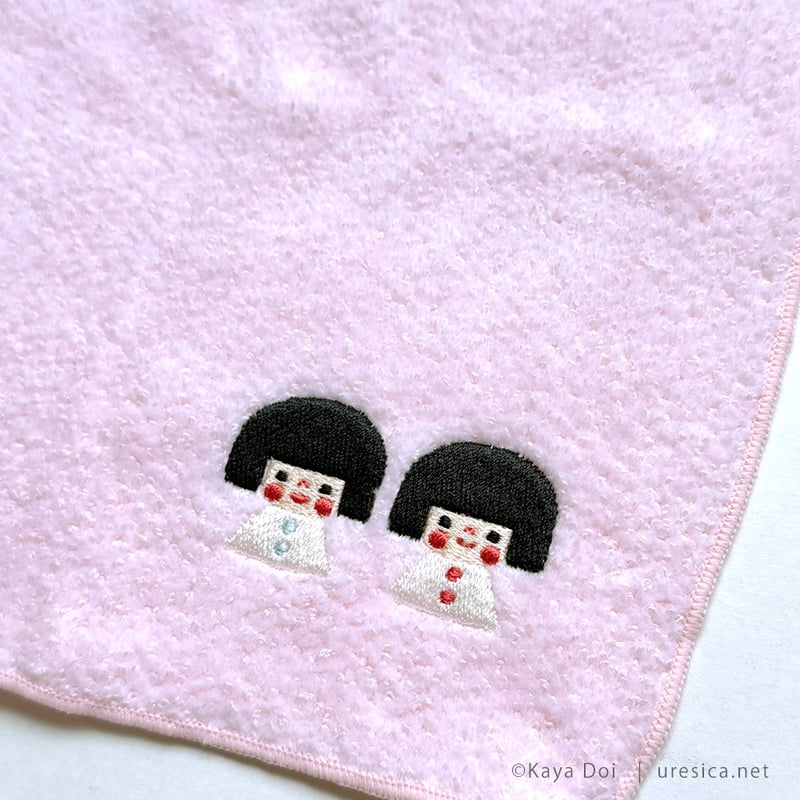 どいかや「チリとチリリ」タオルハンカチ | URESICA