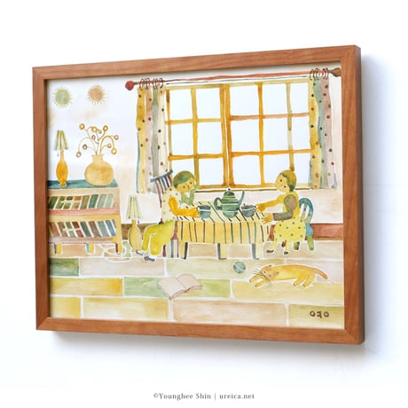 しんよんひ 作品「窓辺」