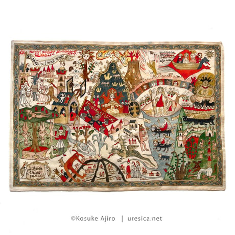 網代幸介「アーサー・マンデヴィルの世界画布」