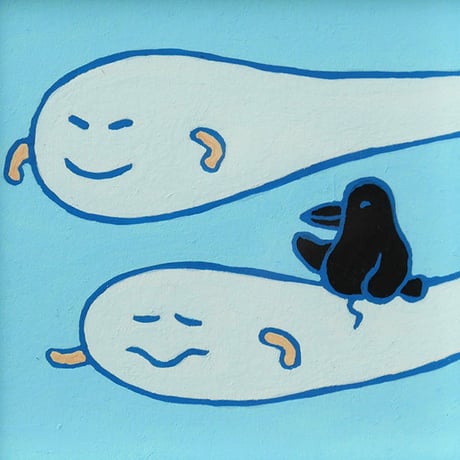 山田美津子 作品「カラスと風」