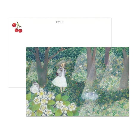 松村真依子「ものがたりを さがして」ポストカード