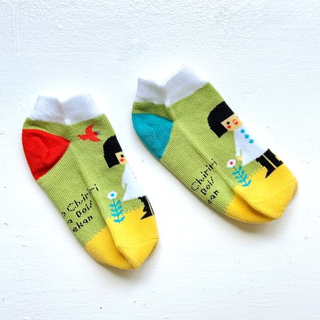 どいかや「チリとチリリ」Kids Socks