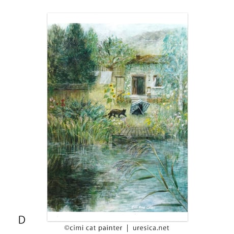 Čimi Cat Painter  ポストカード１