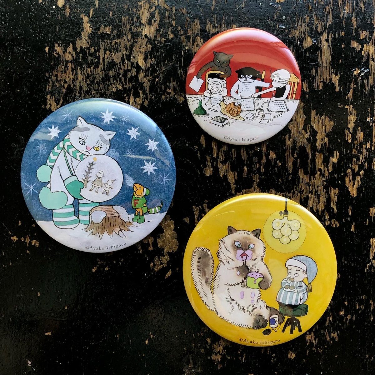 石黒亜矢子「夜のオヤツ」マグネット | URESICA