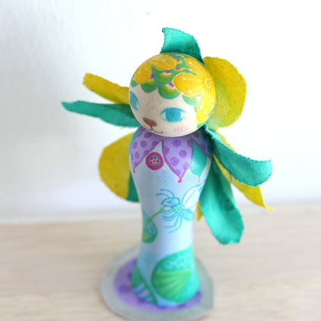 くまあやこ「花の精」こけし