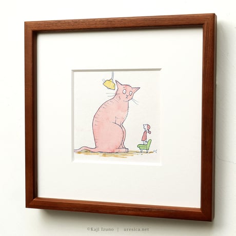 伊津野果地「ねことくらすのはどうだろうか」原画4