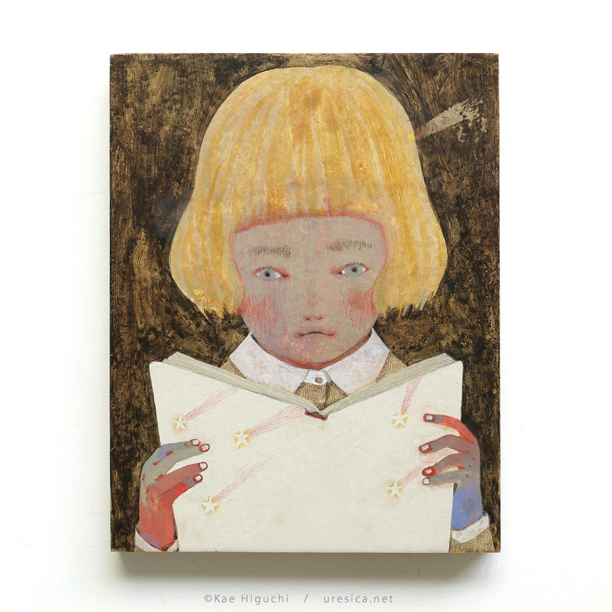 口から出すのは舌だけで良い 版画作品1/1 絵画 芸術 口