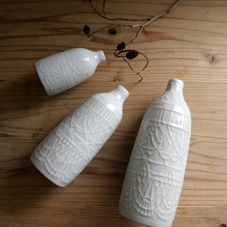sen／Doily vase