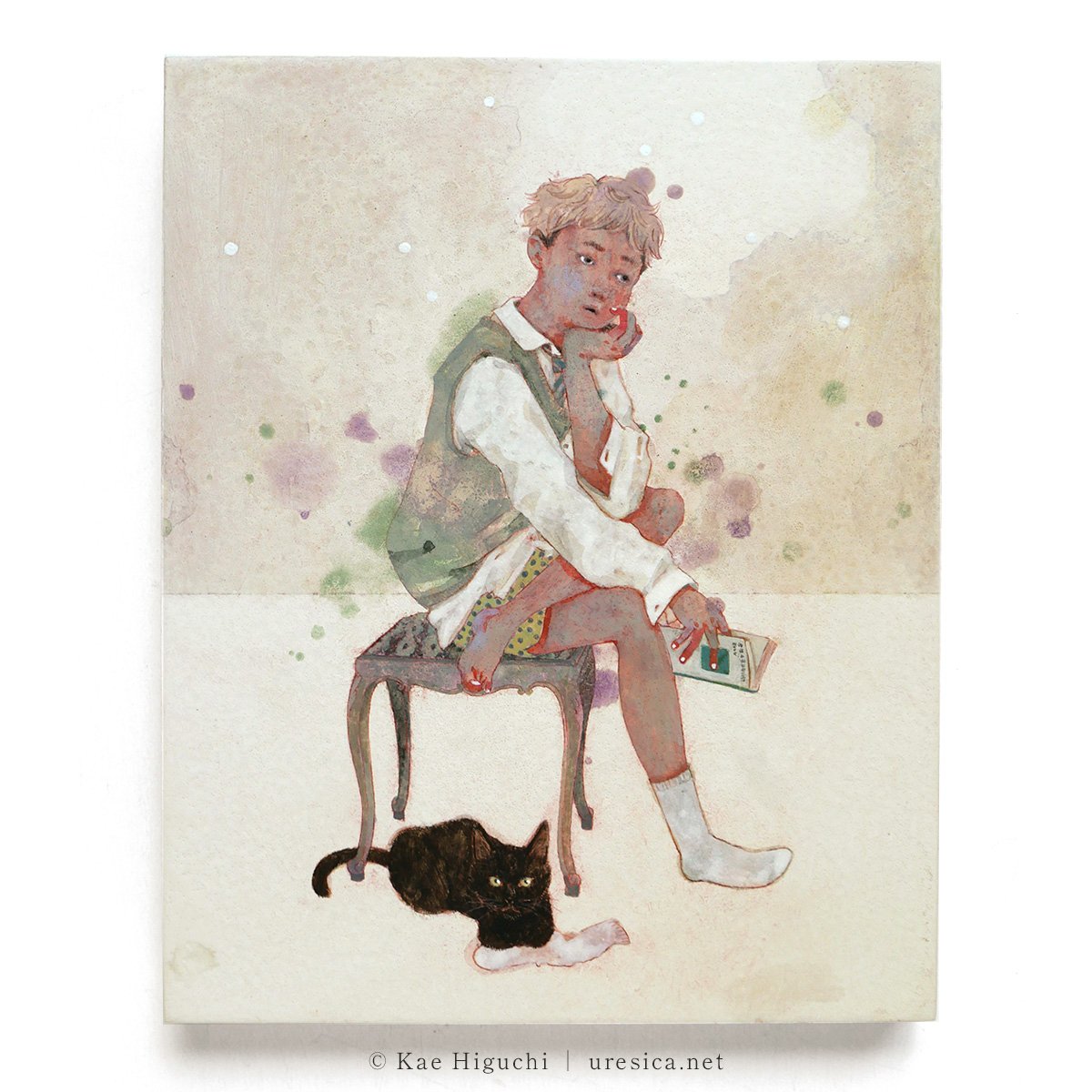 絵画　絵　ペルー　チチカカ湖　アート　paint 絵画 ペルー チチカカ湖 アート paint Peru