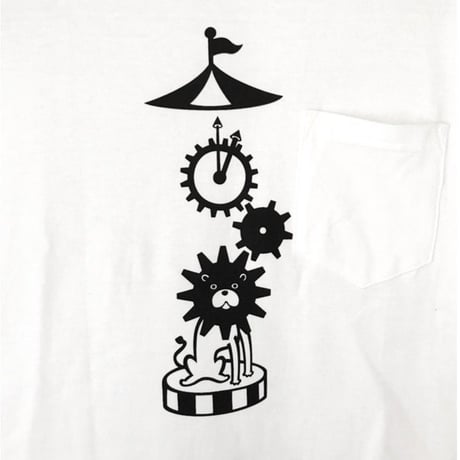 オカダン・グラフィック「はぐるまらいおん」Tシャツ