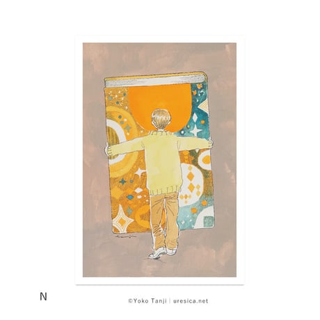 丹地陽子「続・読書の愉しみ」ポストカード