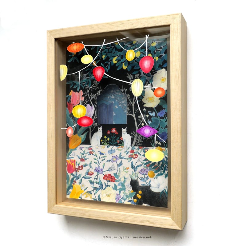 絵画作品 原画 アクリル画 【Book Was My Teacher】 原画 アクリル画 【Book Was My Teacher】 原画 アクリル画