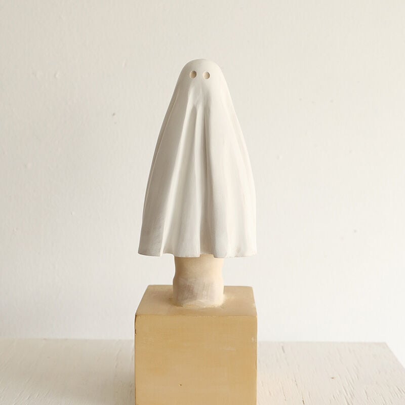 伊津野果地 木彫作品 「Me and My Ghost」 | URESICA