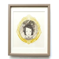 樋口佳絵「かがみのなかのわたし」＊額装品