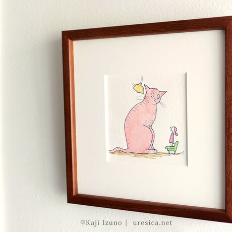 伊津野果地「ねことくらすのはどうだろうか」原画4