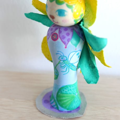 くまあやこ「花の精」こけし