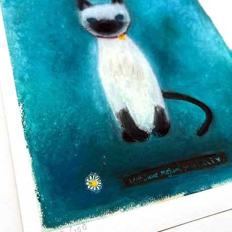 やまぐちめぐみ「青い瞳の猫」ソルグラフ