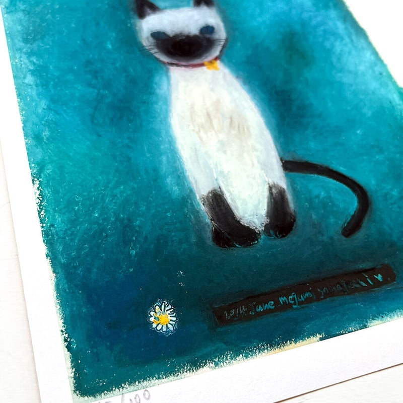 やまぐちめぐみ「青い瞳の猫」ソルグラフ | URESICA