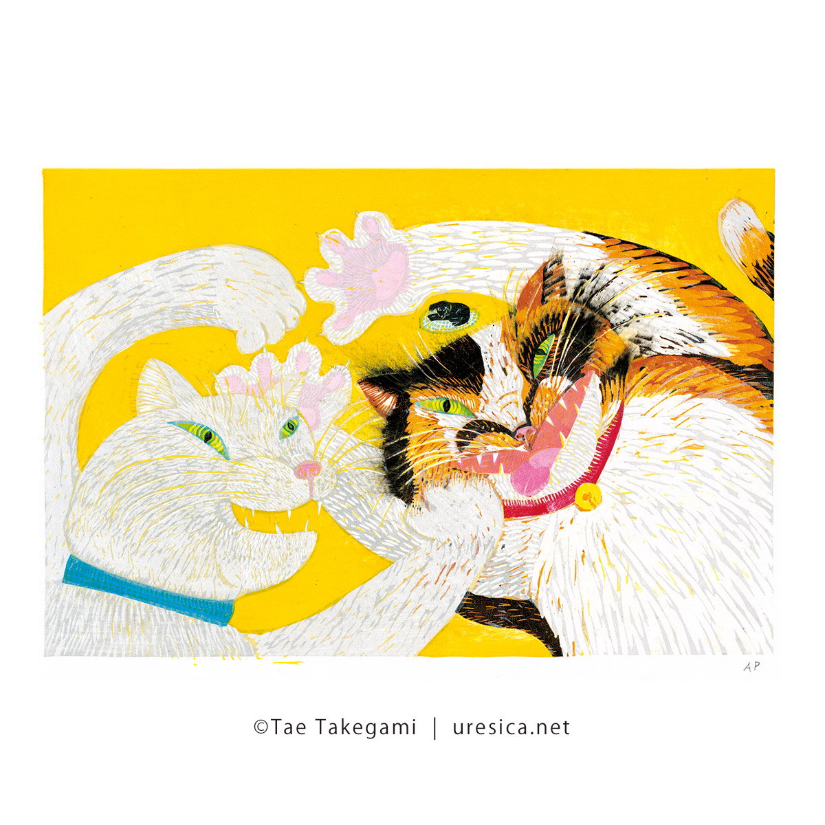 木版画 『#Worning』 心目獲 木版画 『#Worning』 心目獲 - メルカリ